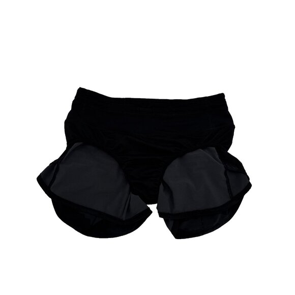 Lululemon Run Speed Up High Rise Shorts 4” Lined Black Camo Size 4 tall W7B40S - Picture 4 of 8